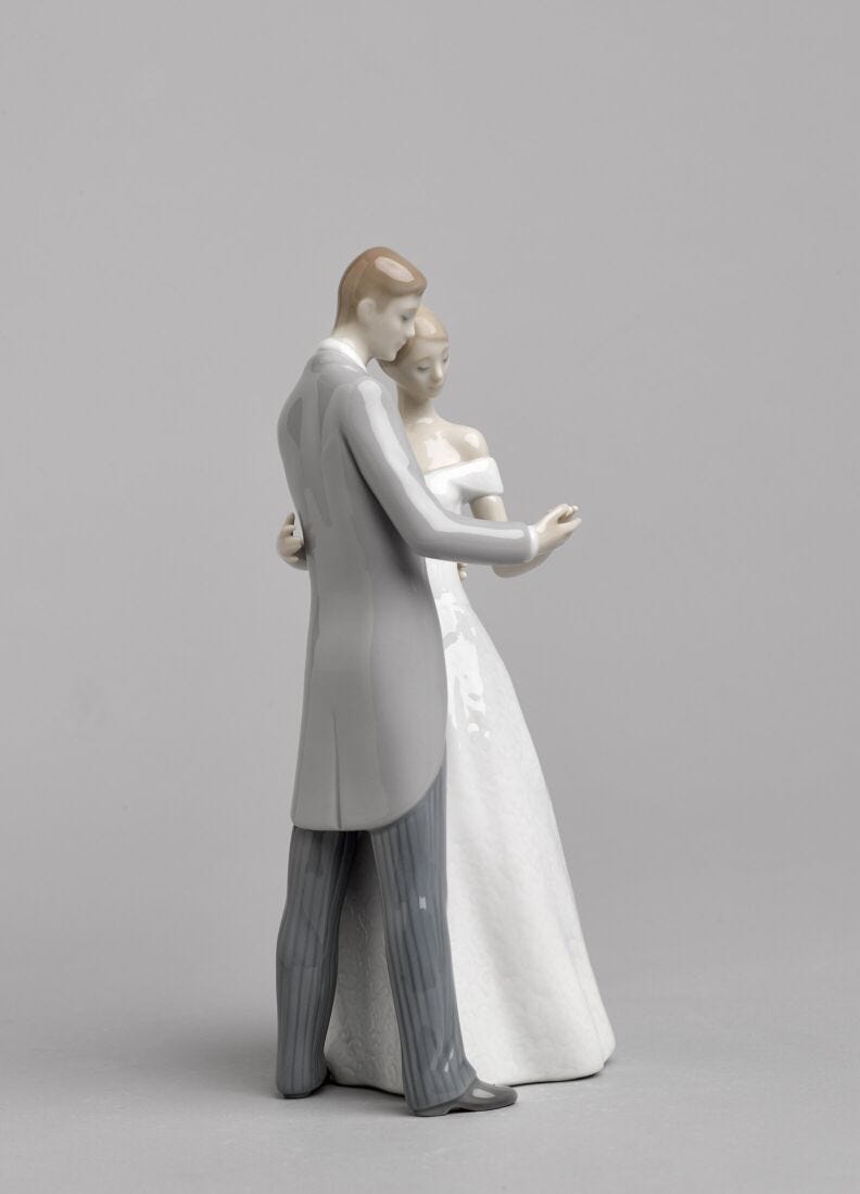 lladro Figura pareja de novios Unidos para siempre Mejor oferta
