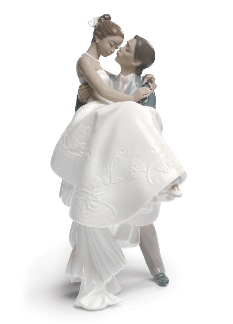 lladro Figura pareja de novios El día más feliz Oferta especial