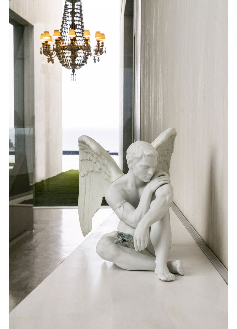 lladro Figura Ángel protector Ahorra y exporta