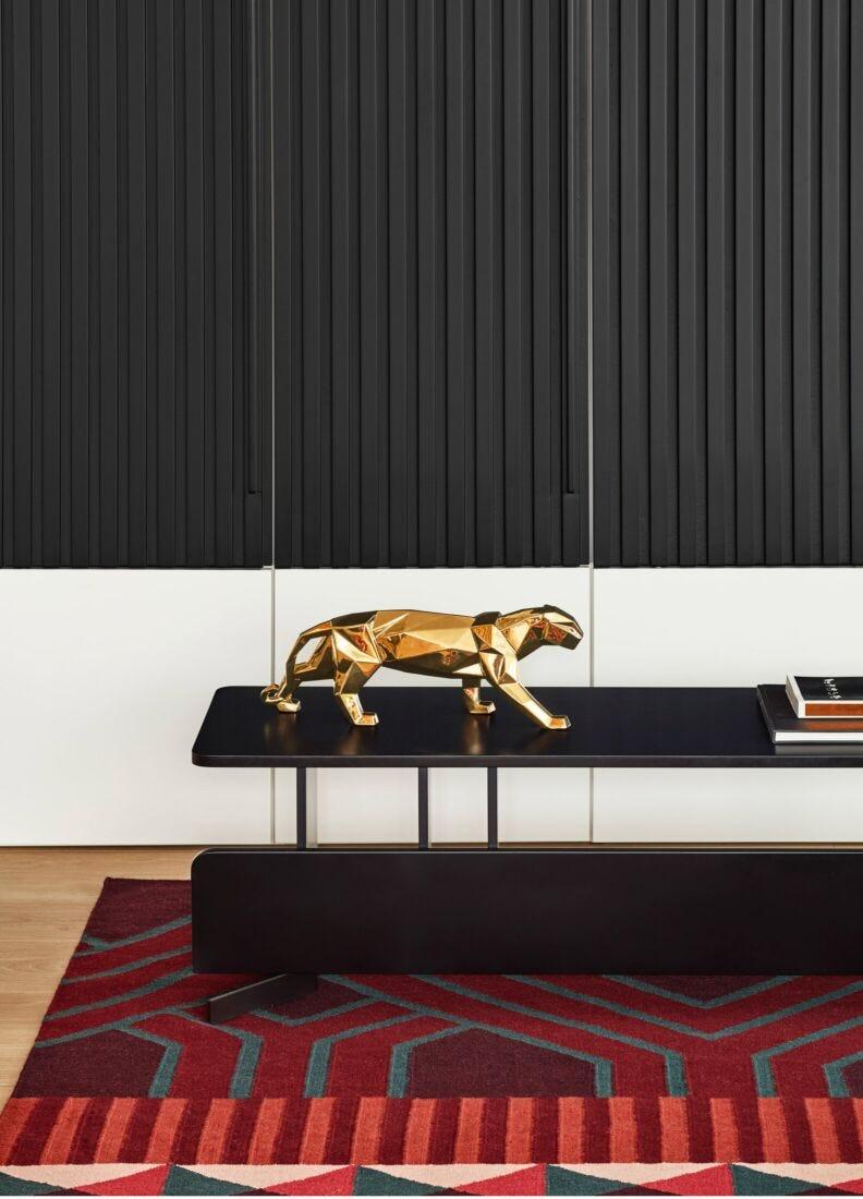lladro Escultura Pantera. Oro Oferta exclusiva