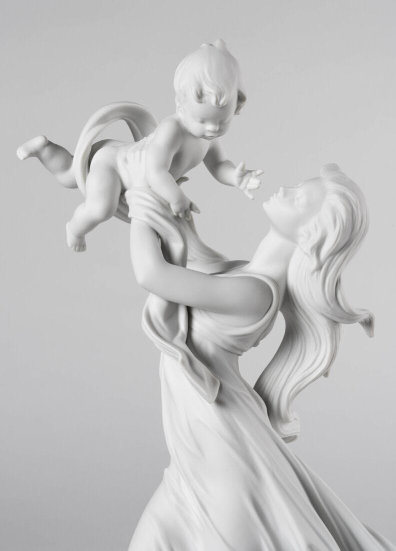 lladro Figura madre Mi precioso bebé. Blanco mate Outlet