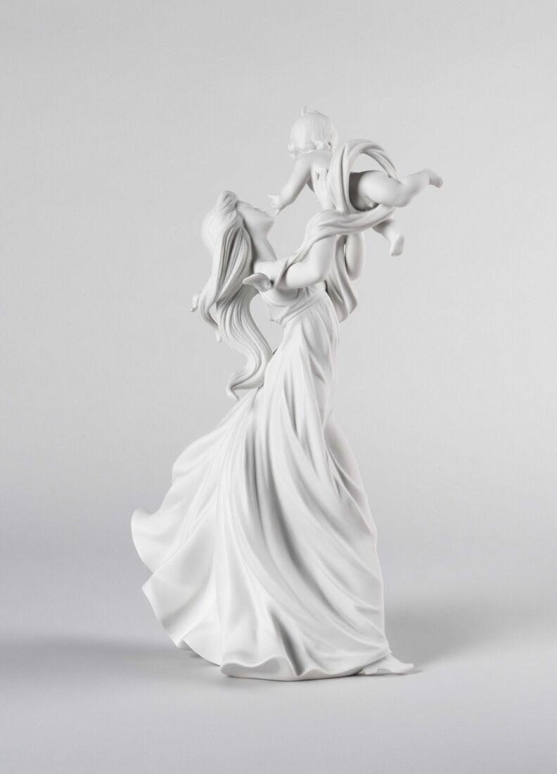 lladro Figura madre Mi precioso bebé. Blanco mate Outlet
