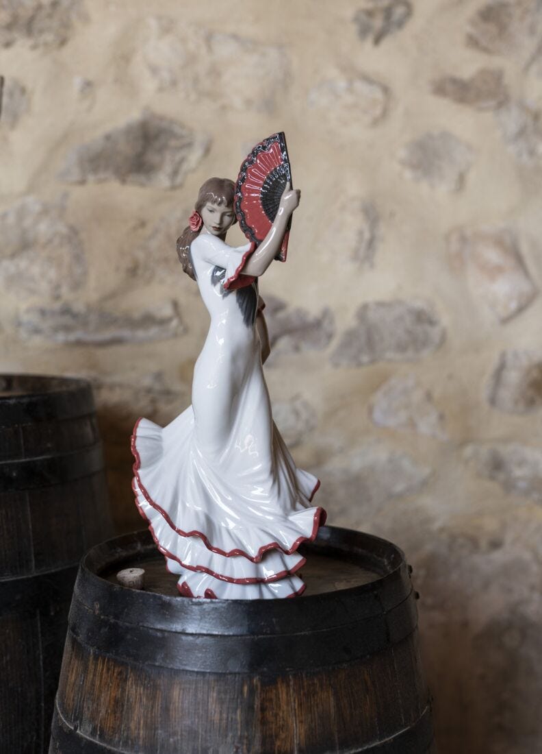 lladro Figura mujer Alma y pasión. 60 Aniversario. Rojo Rebajas baratas