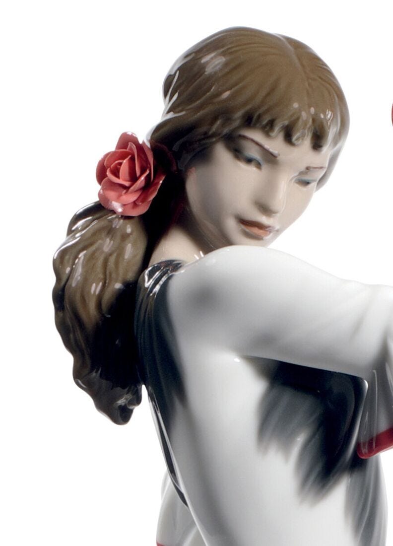 lladro Figura mujer Alma y pasión. 60 Aniversario. Rojo Rebajas baratas
