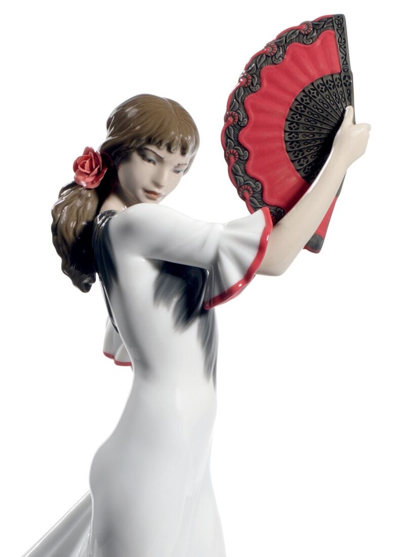 lladro Figura mujer Alma y pasión. 60 Aniversario. Rojo Rebajas baratas