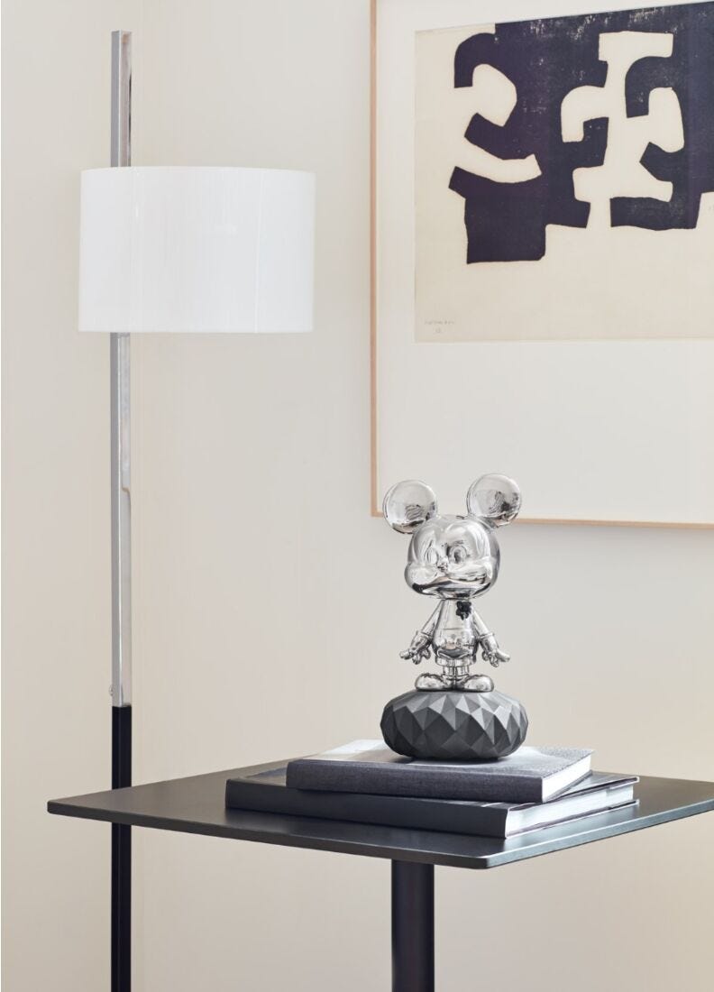 lladro Escultura Mickey Mouse Platinum Descuento