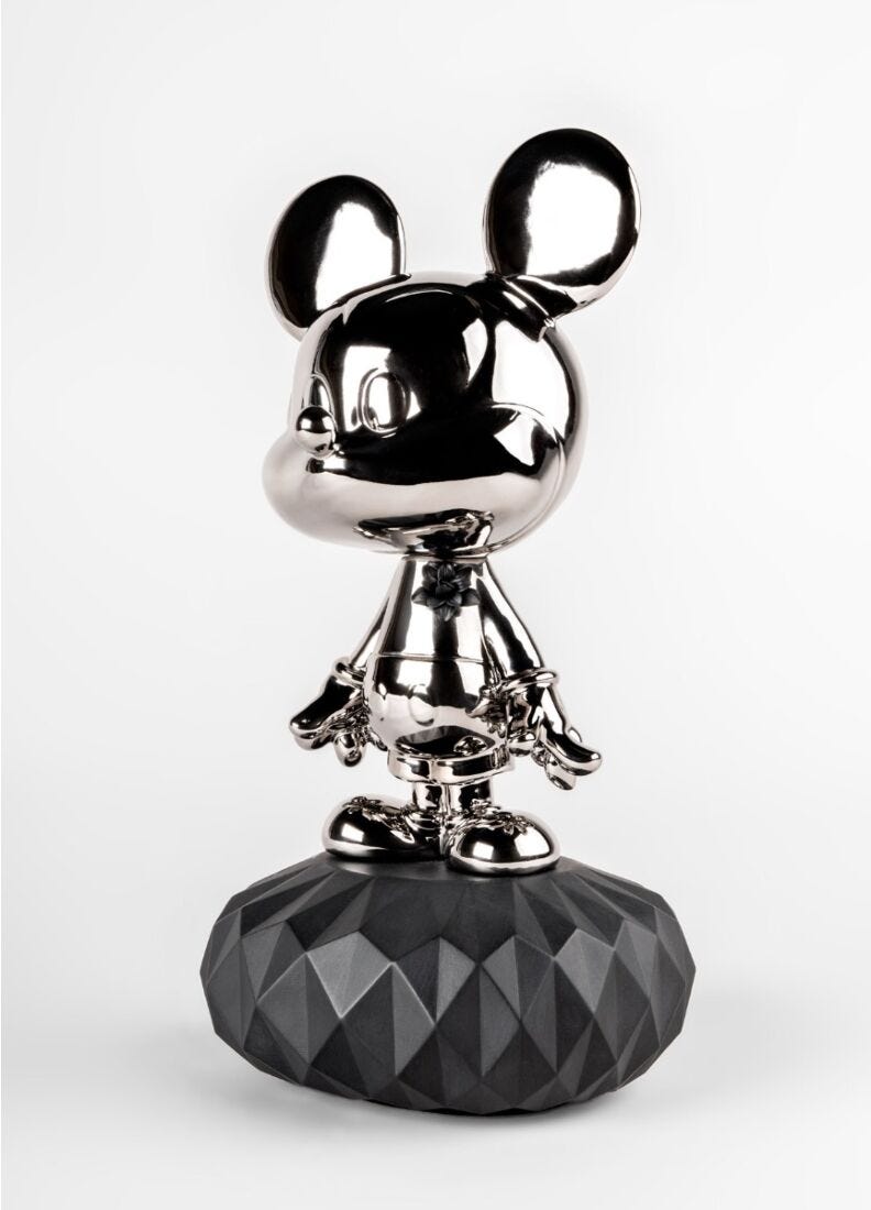 lladro Escultura Mickey Mouse Platinum Descuento