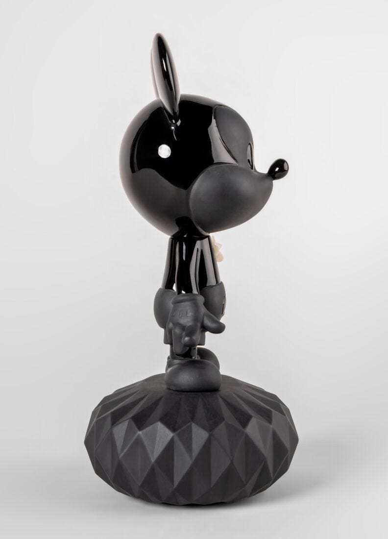 lladro Escultura Mickey Total Black Tienda