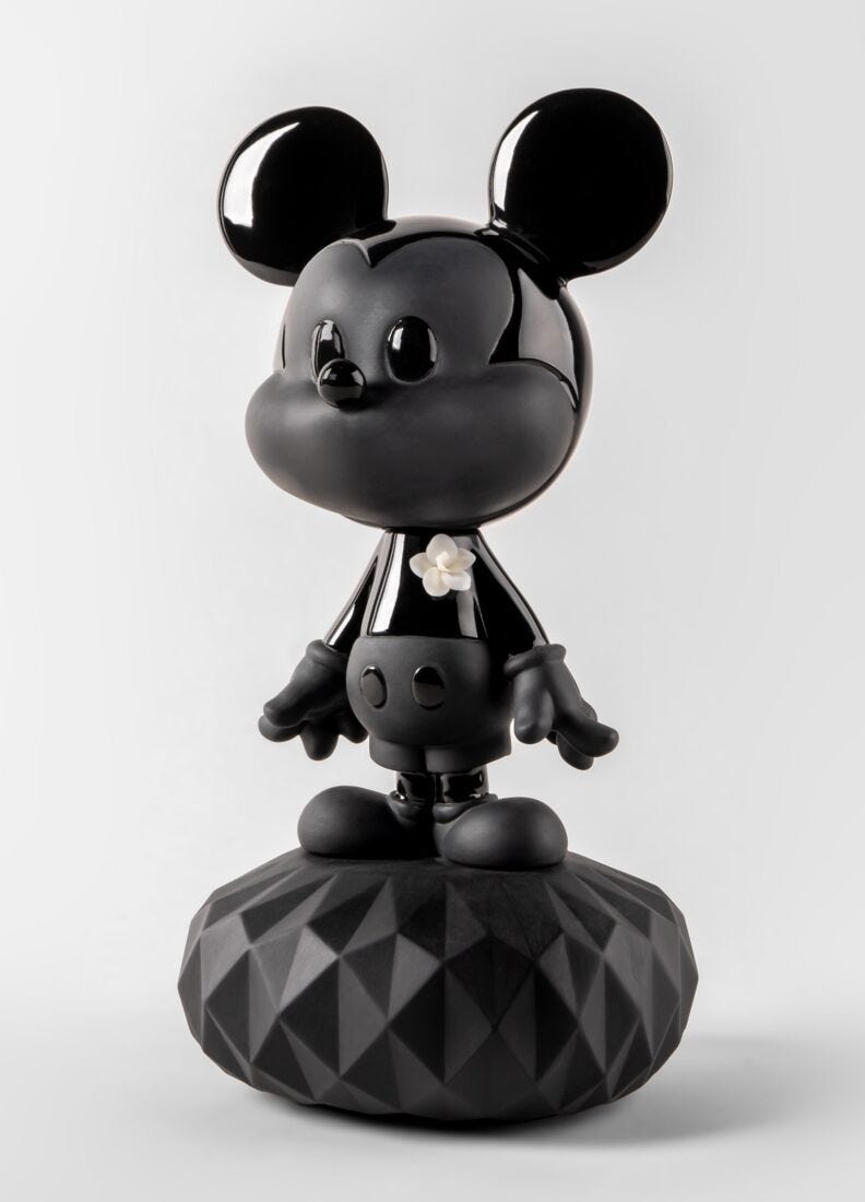 lladro Escultura Mickey Total Black Tienda