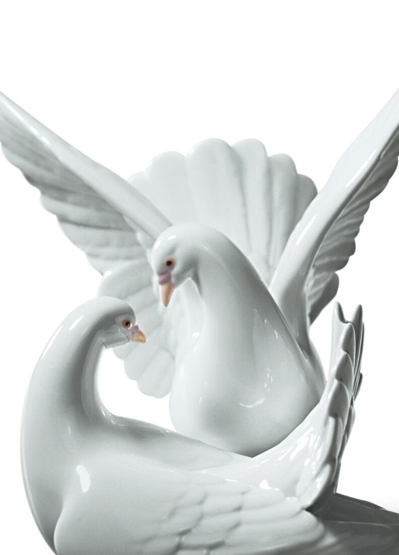lladro Figura palomas Nido de amor Envío gratis