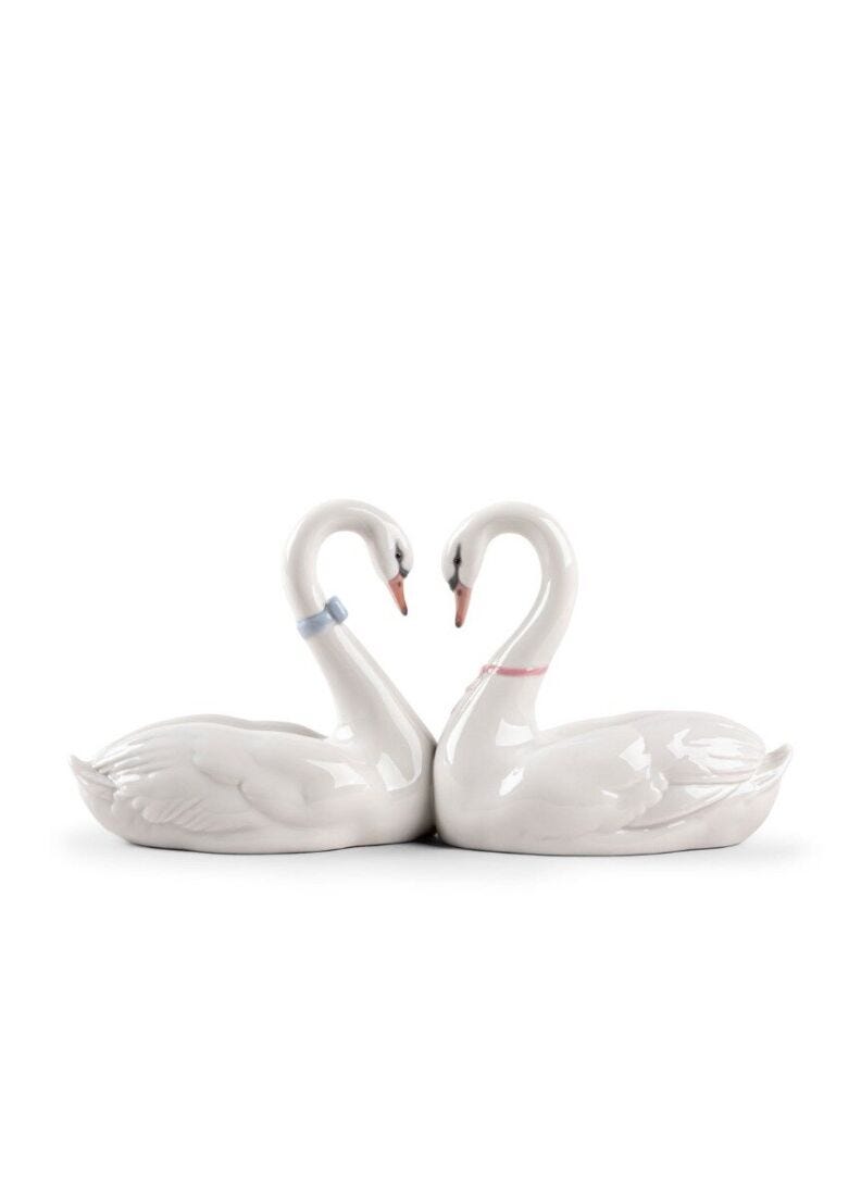 lladro Corazón blanco. Cake topper