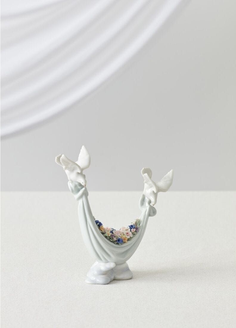 lladro Figura palomas Flores del cielo Promoción trimestral