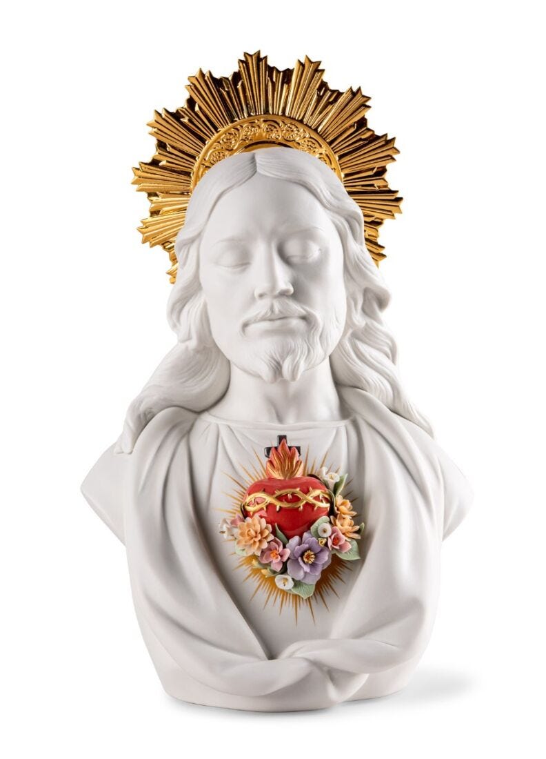 lladro Escultura Sagrado Corazón de Jesús Solo queda un día