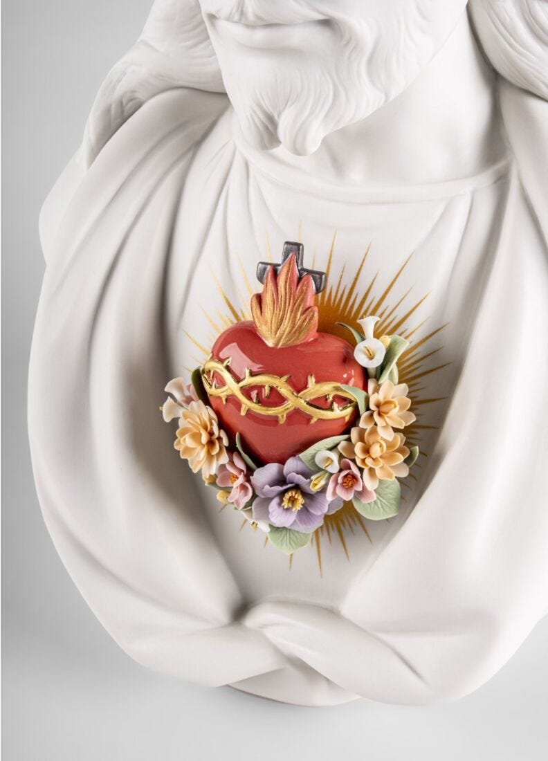 lladro Escultura Sagrado Corazón de Jesús Solo queda un día