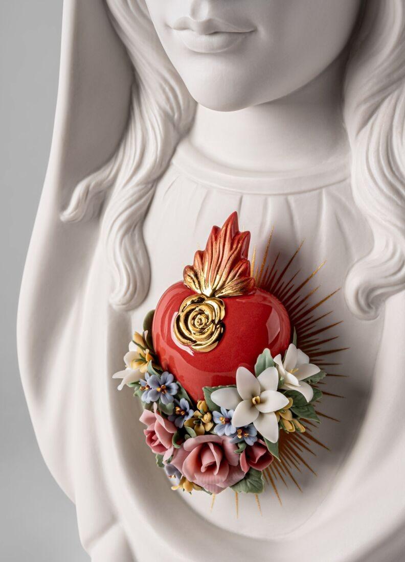 lladro Escultura Inmaculado Corazón de María Superdescuento