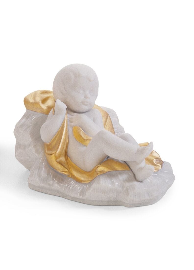 lladro Belén Noche de Paz. Lustre oro Liquidación