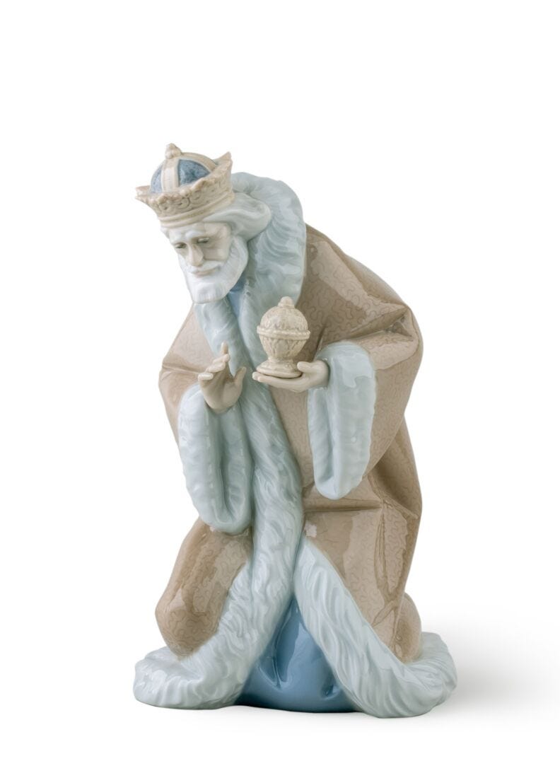 lladro Figura Rey Melchor en Belén-II Ofertas de temporada
