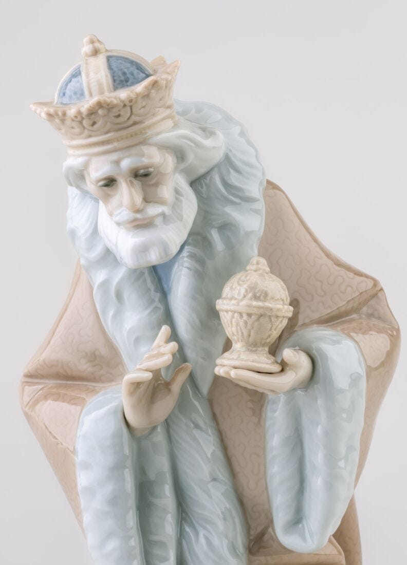lladro Figura Rey Melchor en Belén-II Ofertas de temporada