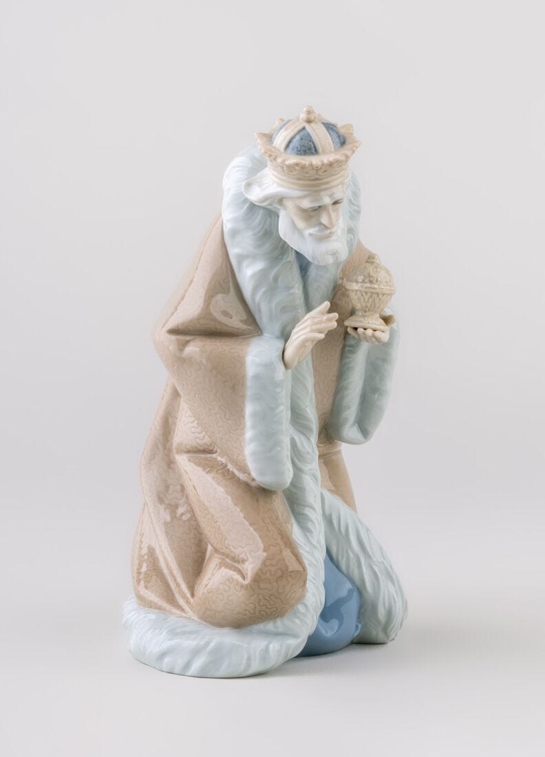 lladro Figura Rey Melchor en Belén-II Ofertas de temporada