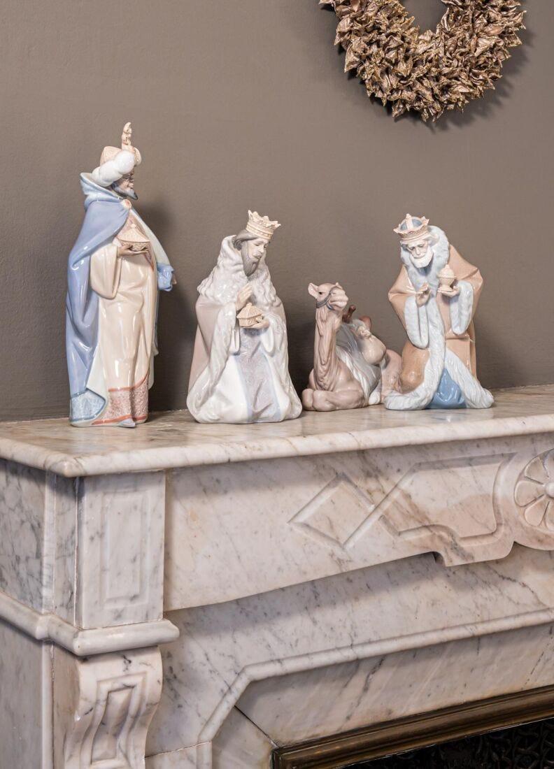 lladro Figura Rey Gaspar en Belén-II Ofertas especiales