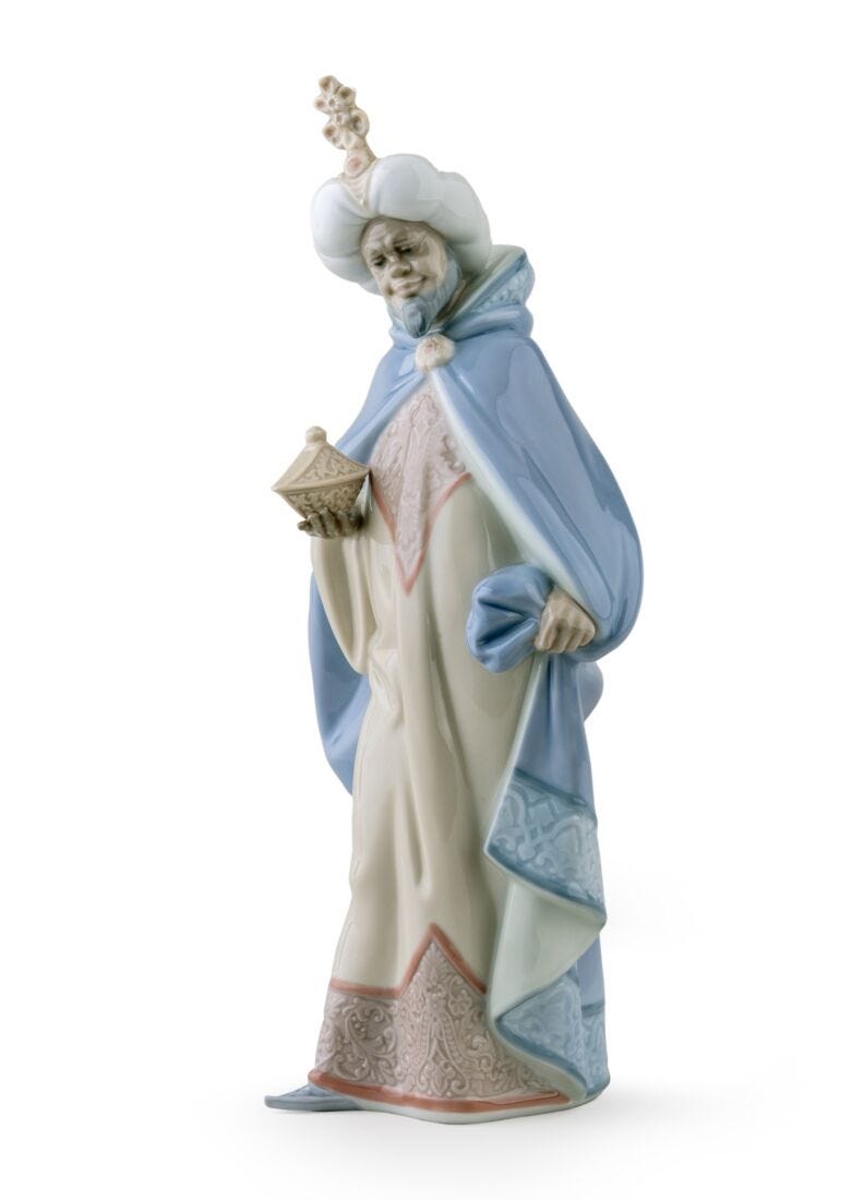 lladro Figura Rey Baltasar en Belén-II Grandes ahorros