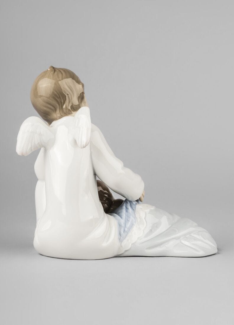 lladro Figura Mi ángel de la guarda. Azul 2025