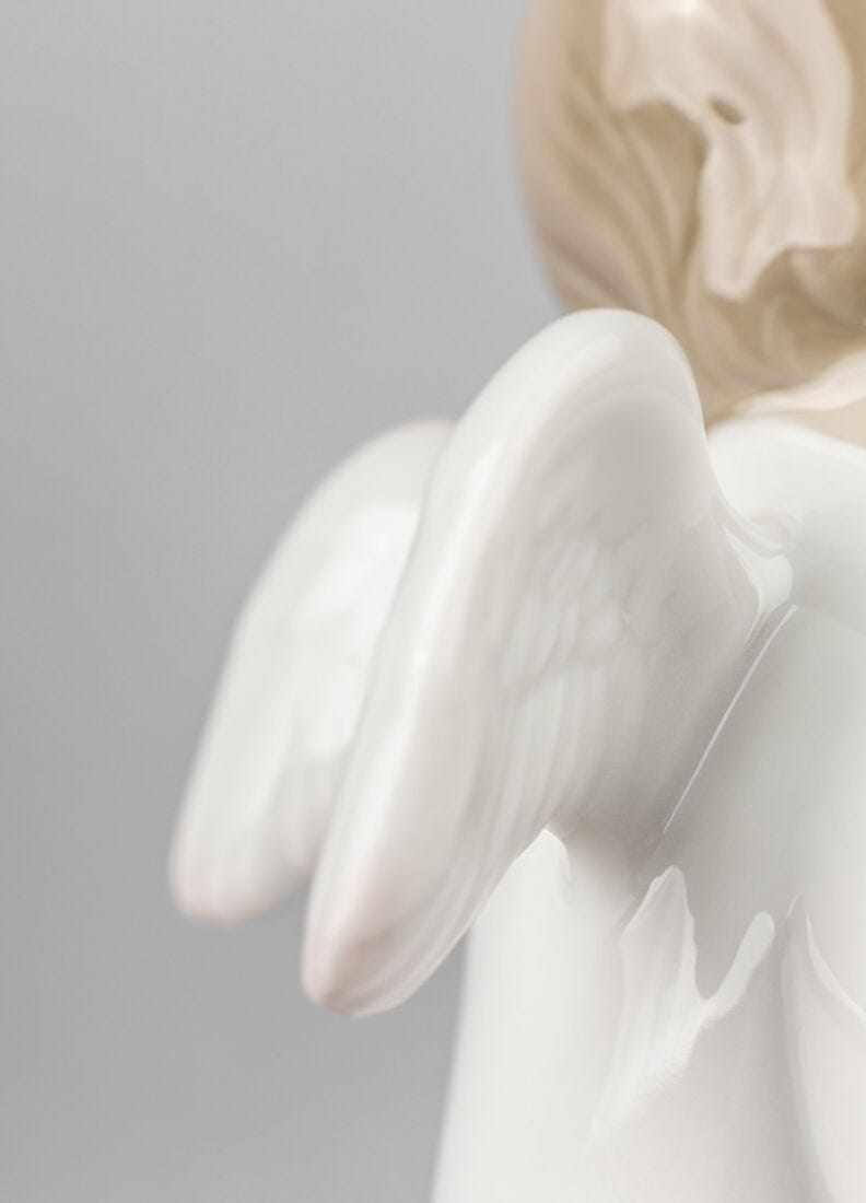 lladro Figura Mi ángel de la guarda. Azul 2025
