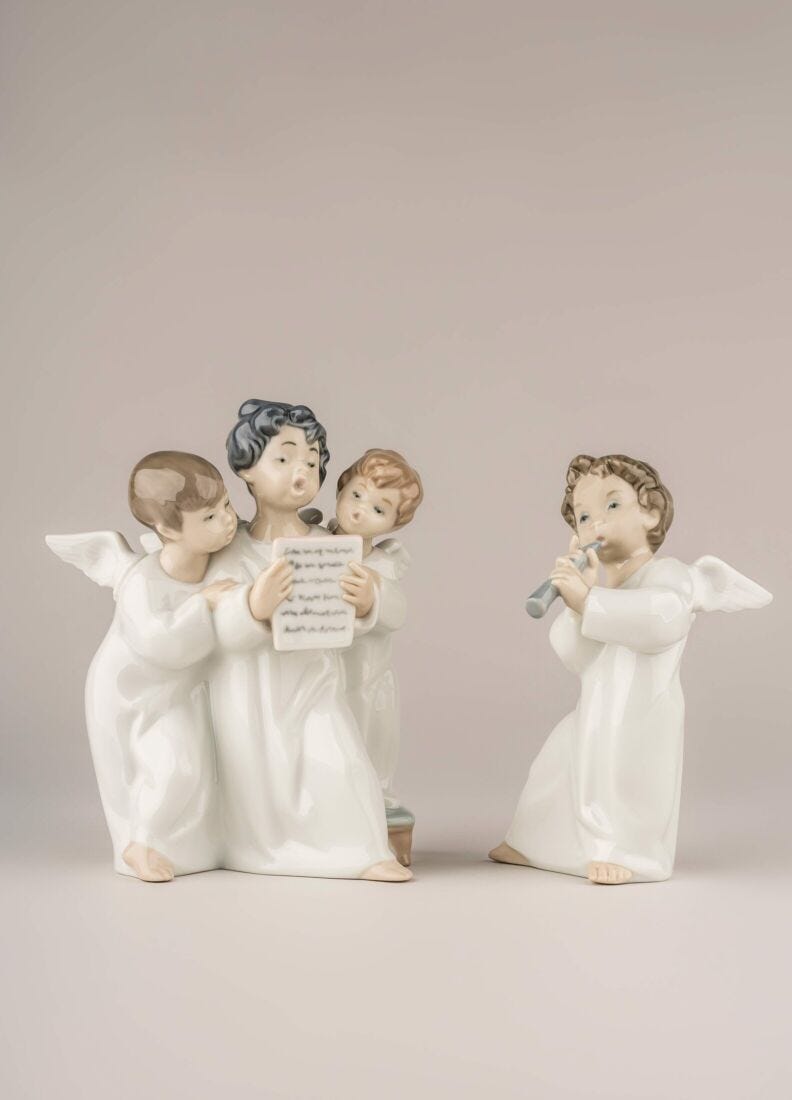 lladro Figura Ángel flautista Ofertas