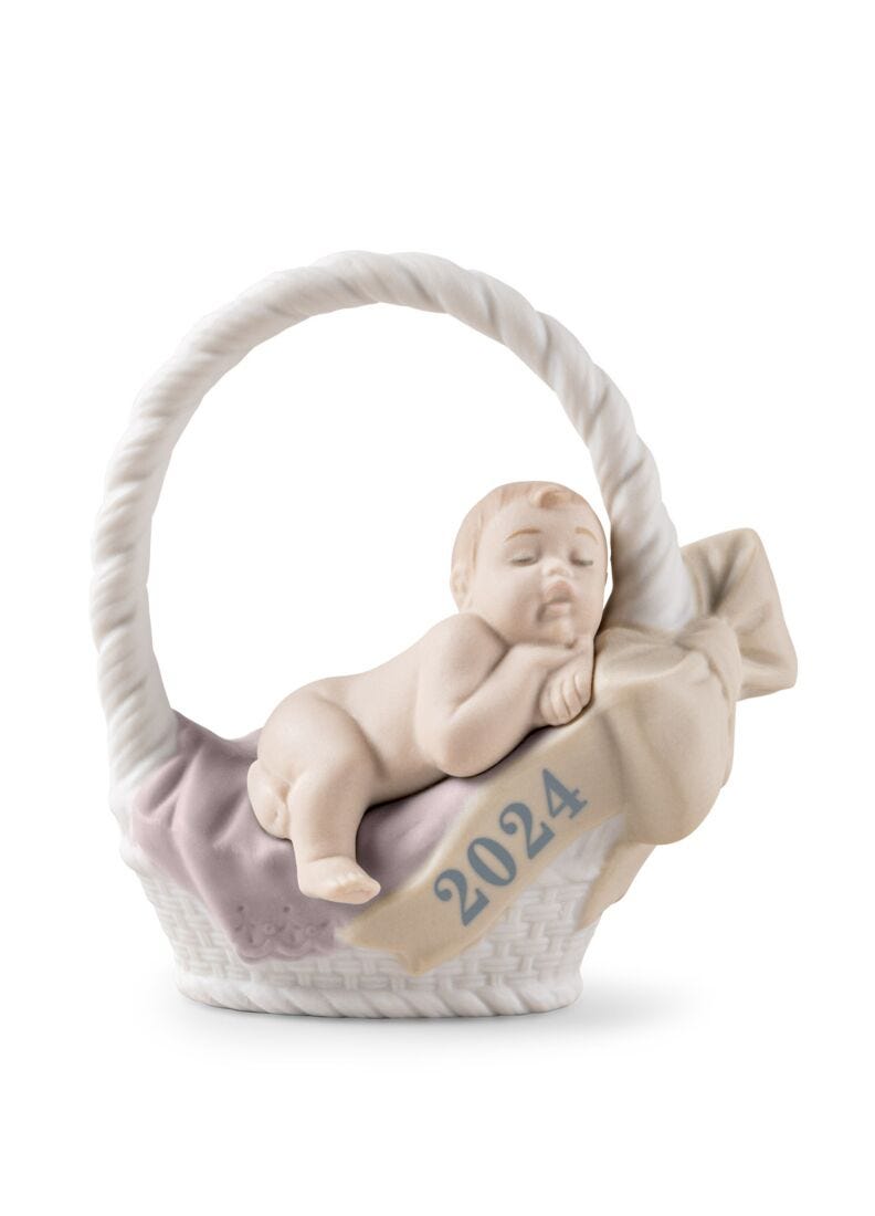 lladro Figura niña Nacida en 2024 Descuento