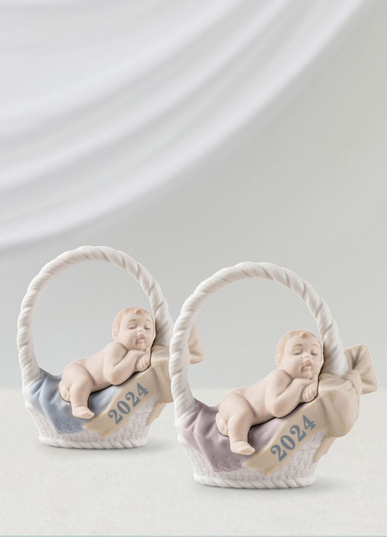 lladro Figura niña Nacida en 2024 Descuento