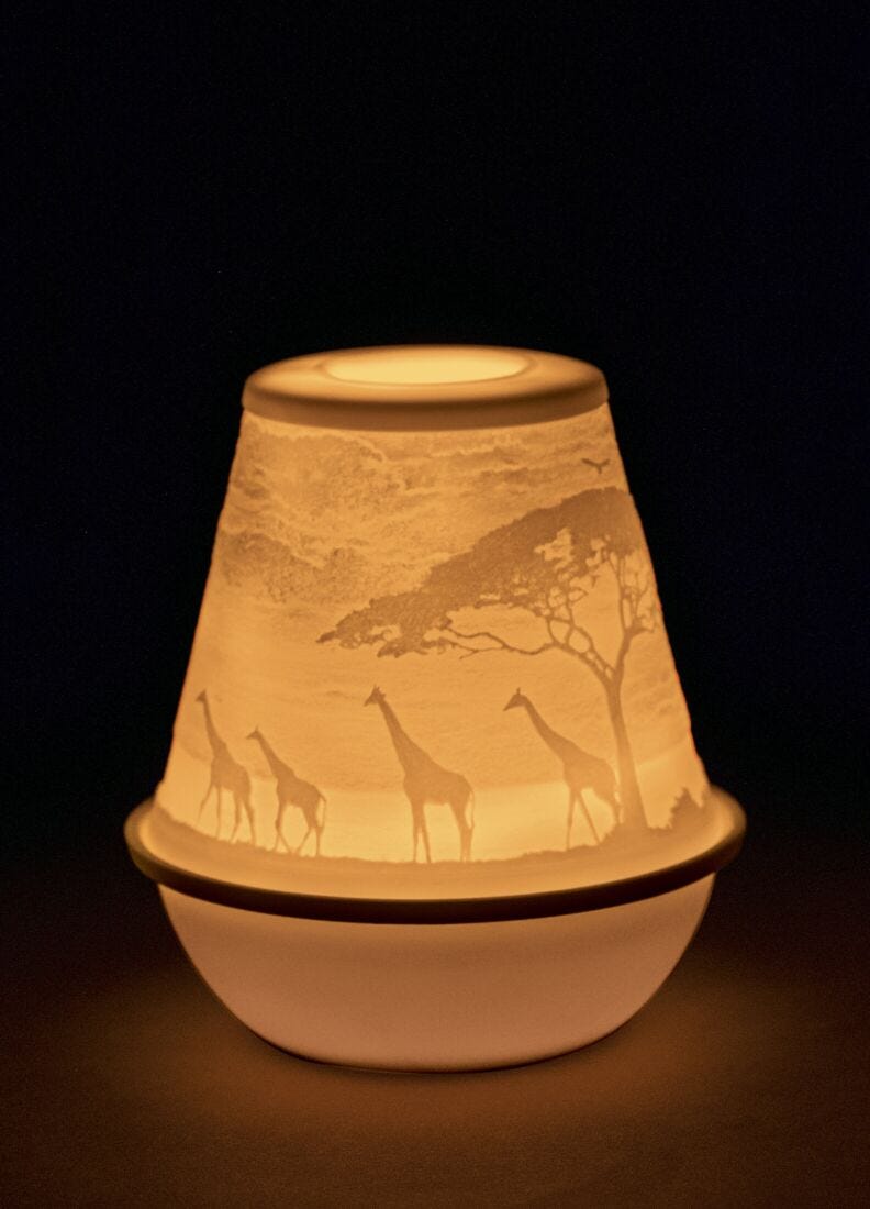 lladro Litofanía Sabana africana Liquidación