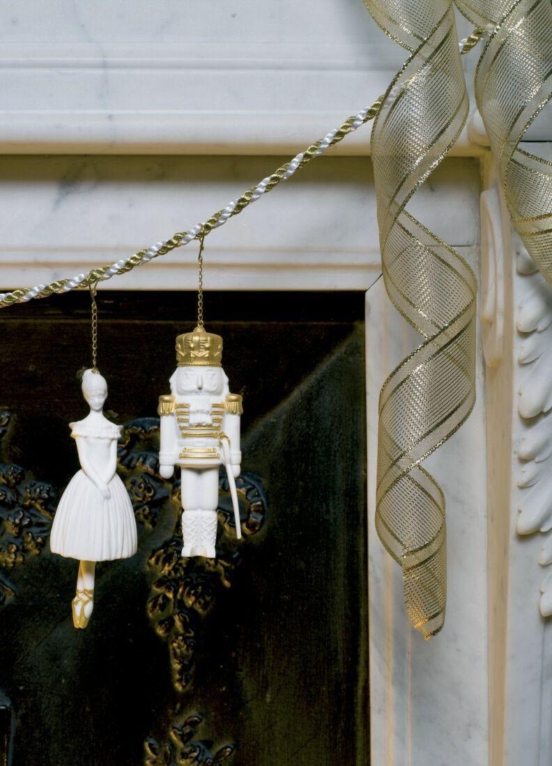lladro Adorno de Navidad Cascanueces. Lustre oro Rebajas online