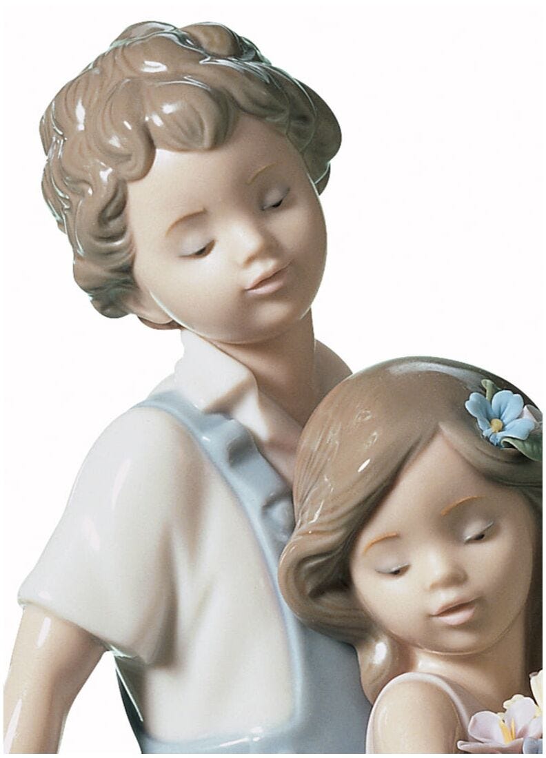 lladro Figura niños ¡Tú eres la más bonita Solo hoy