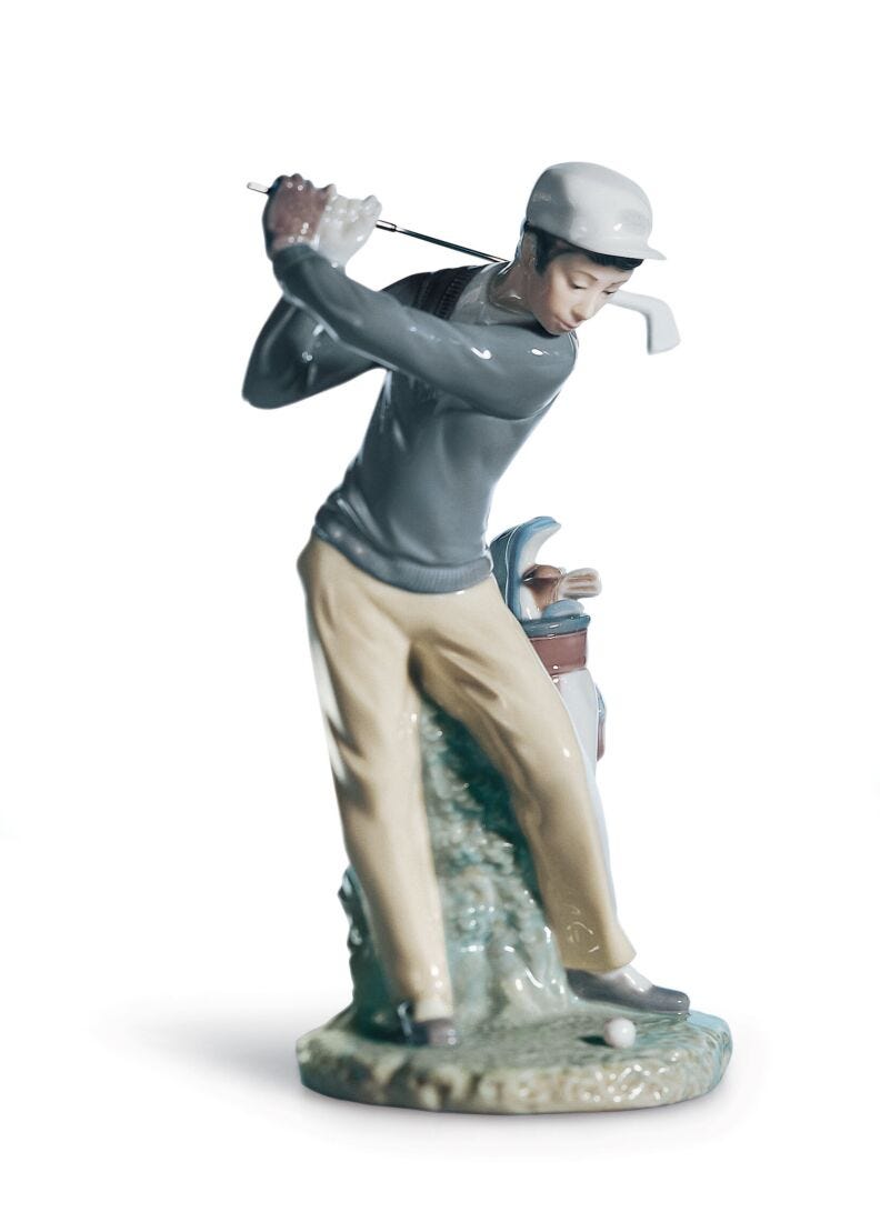 lladro Figura Jugador de golf Oferta especial de fábrica