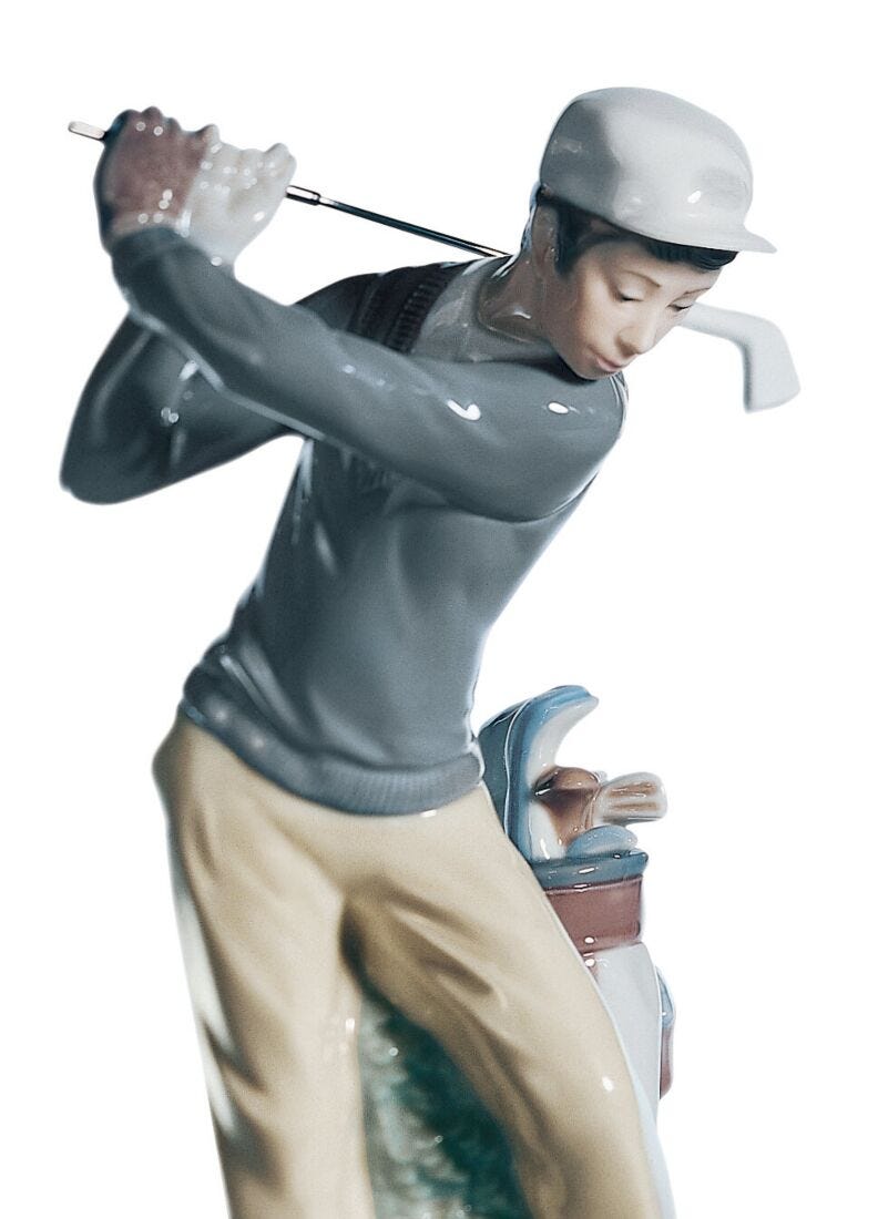 lladro Figura Jugador de golf Oferta especial de fábrica