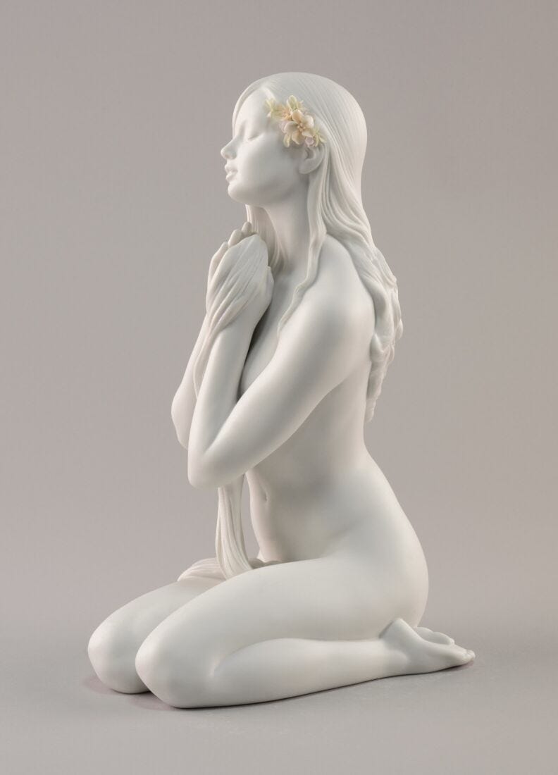 lladro Figura mujer Paz interior Superdescuento