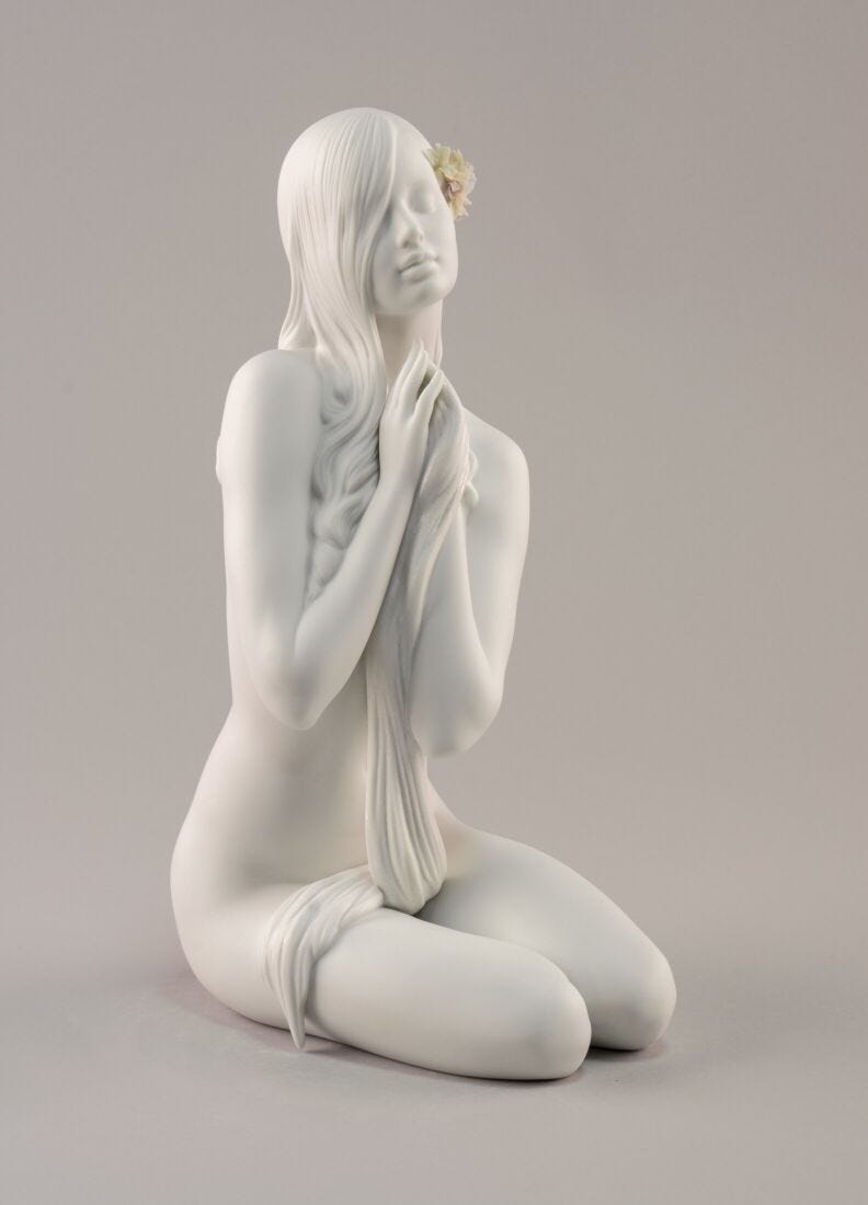 lladro Figura mujer Paz interior Superdescuento