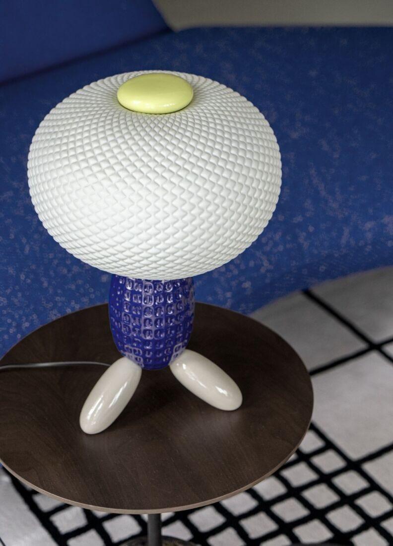 lladro Lámpara de mesa Soft Blown. Azul (CE) Tienda de fábrica