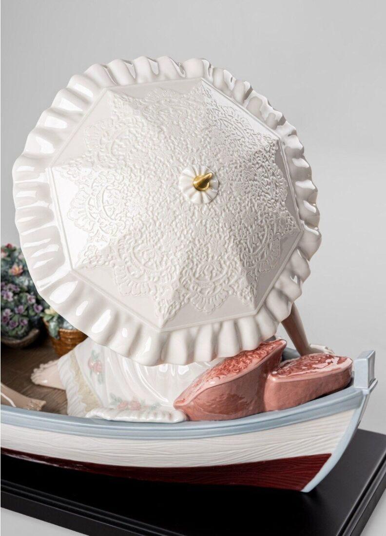 lladro Escultura Romance en el lago. Serie Limitada Precios de Black Friday