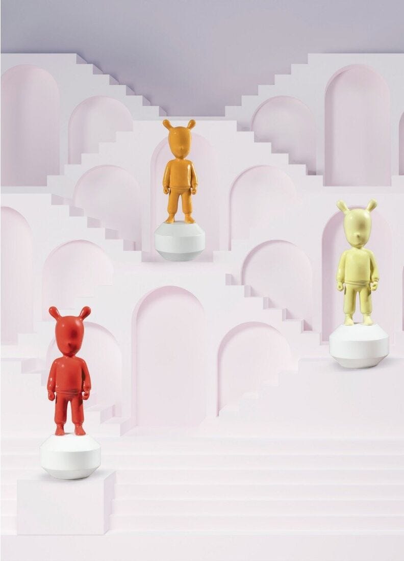 lladro Figura The red Guest. Pequeña Descuento por venta flash
