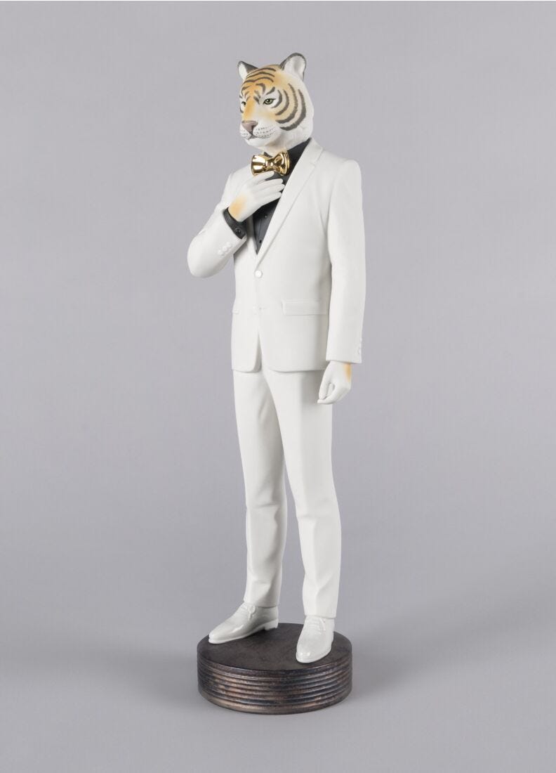 lladro Figura Tiger man Rebajas de fin de temporada
