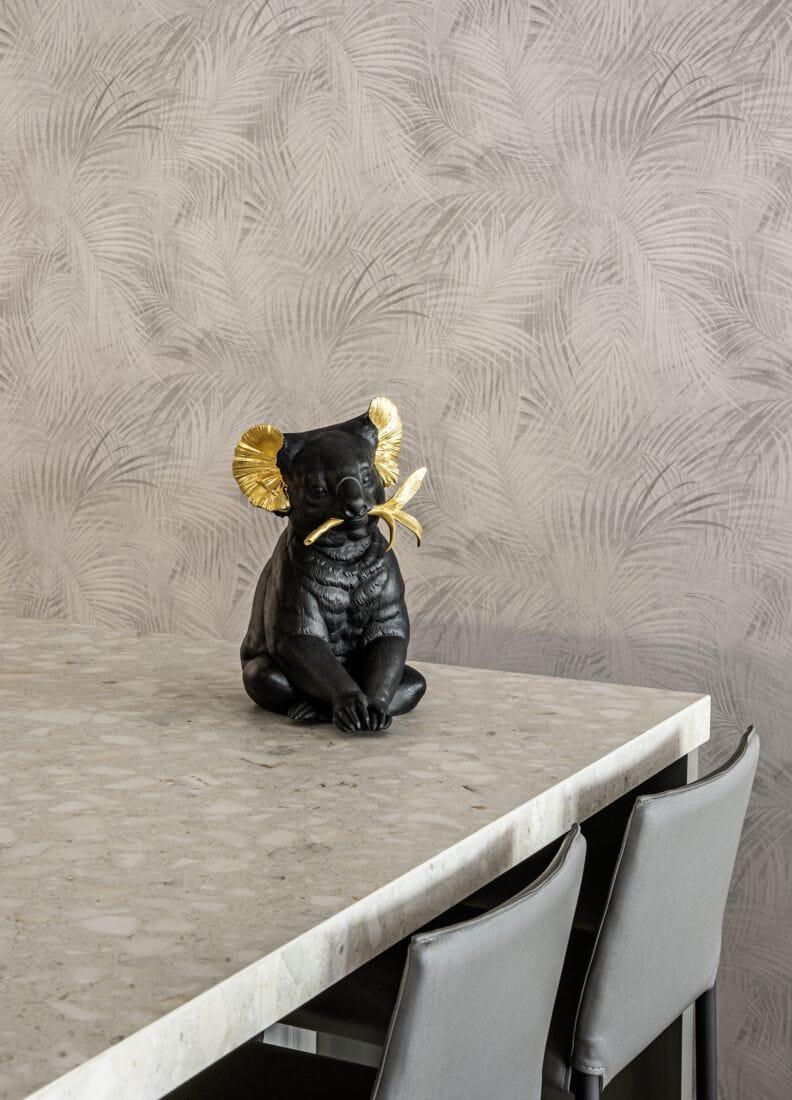lladro Escultura Koala. Negro-dorado. Serie Limitada Precio ultrabajo