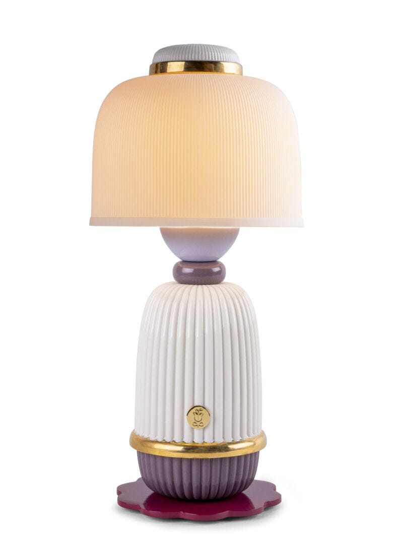 lladro Lámpara Kokeshi - crema