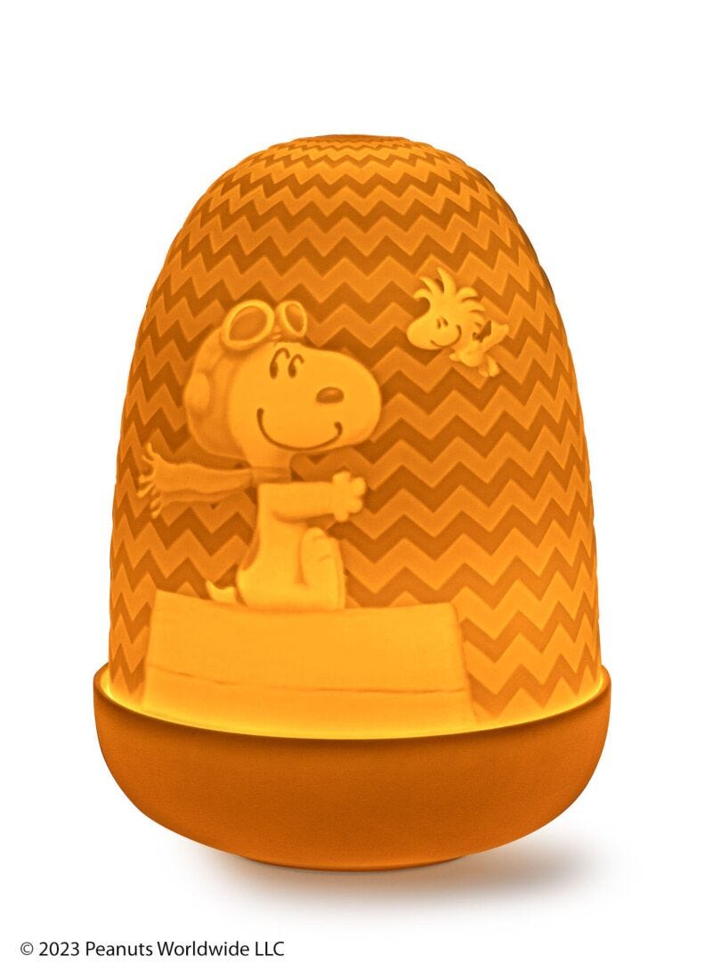 lladro Lámpara de mesa Snoopy™ Dome