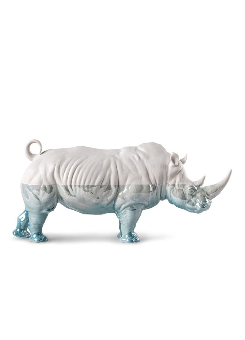 lladro Escultura Rinoceronte - Underwater