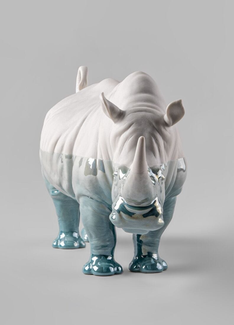 lladro Escultura Rinoceronte - Underwater Últimos 3 días