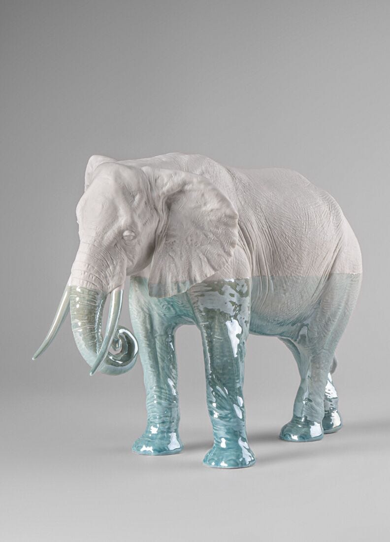 lladro Escultura Elefante - Underwater COMPRAR AHORA