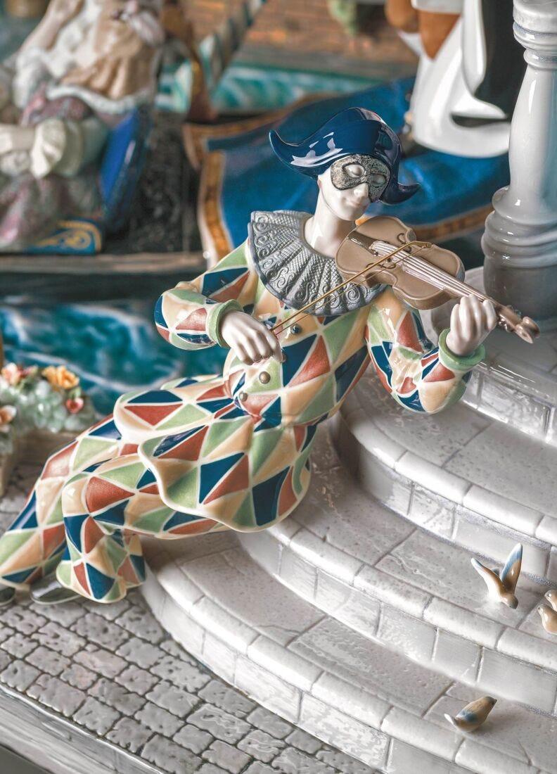 lladro Escultura Carnaval en Venecia. Serie limitada Último día