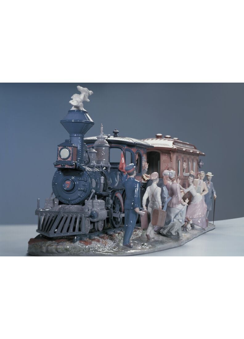 lladro Escultura La gran aventura del tren. Serie limitada Precio de fábrica