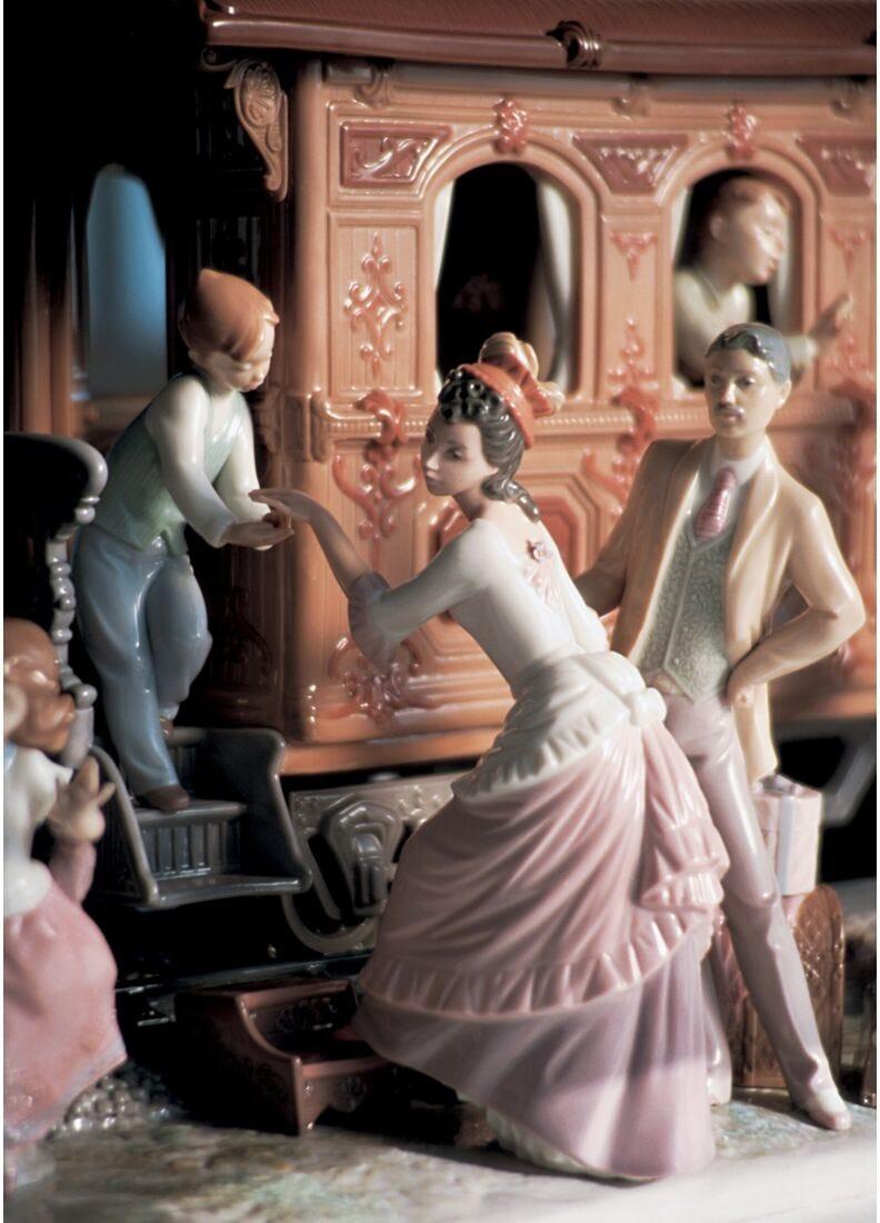 lladro Escultura La gran aventura del tren. Serie limitada Precio de fábrica